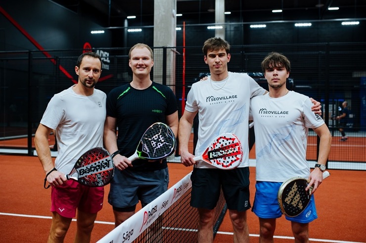 «MyFitness Sāga» sporta klubā atklāj trīs jaunus Padel kortus. Foto: MyFitness.lv 381675