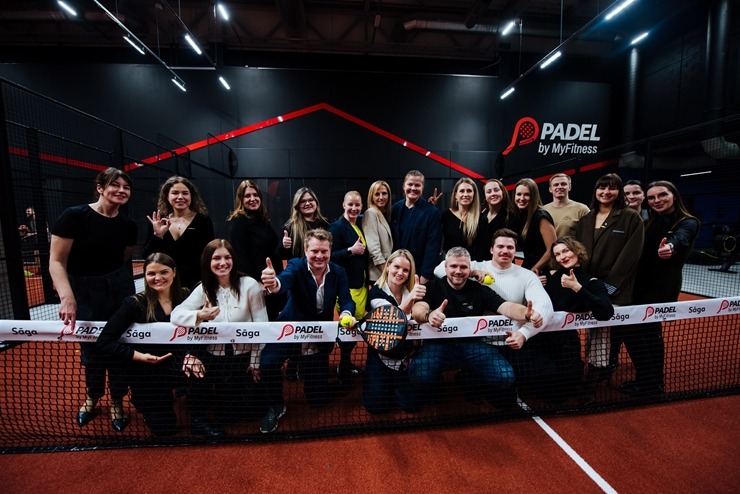 «MyFitness Sāga» sporta klubā atklāj trīs jaunus Padel kortus. Foto: MyFitness.lv 381681