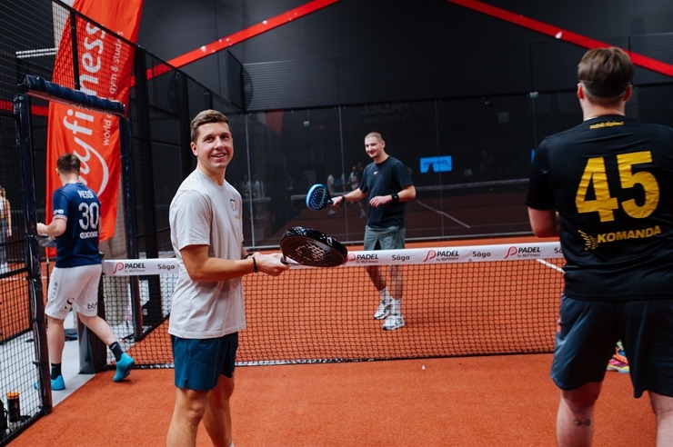 «MyFitness Sāga» sporta klubā atklāj trīs jaunus Padel kortus. Foto: MyFitness.lv 381662