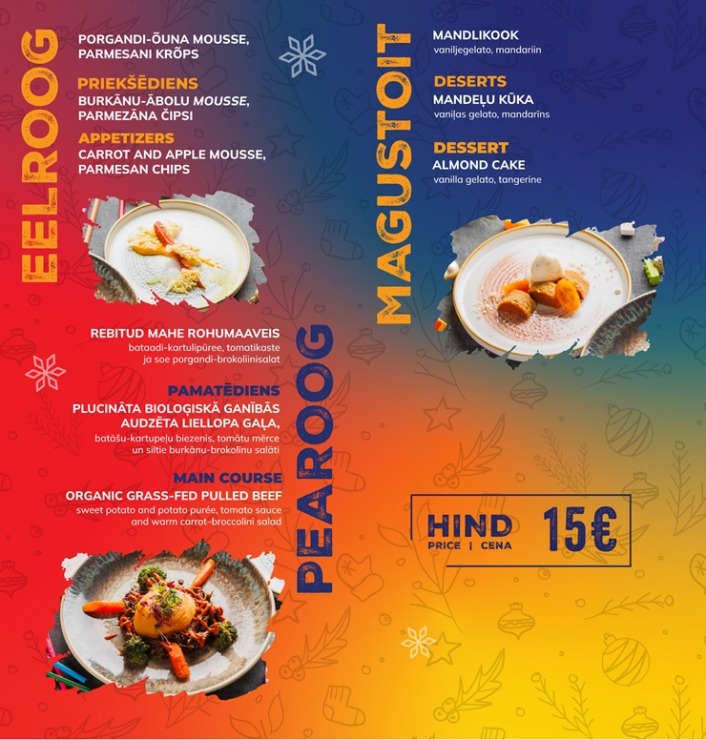 Ievērtē restorānu festivāla «Otepē garšas» šefpavāru ēdienus 29 - 38 eiro vērtībā. Foto: otepaa.ee 382093