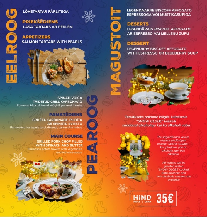 Ievērtē restorānu festivāla «Otepē garšas» šefpavāru ēdienus 29 - 38 eiro vērtībā. Foto: otepaa.ee 382108