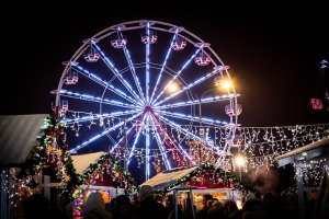 Daugavpils «Sapņu galaktikas» galvenā Ziemassvētku egle ir viena no skaistākajām Latvijā. Foto: Margarita Vigule 2