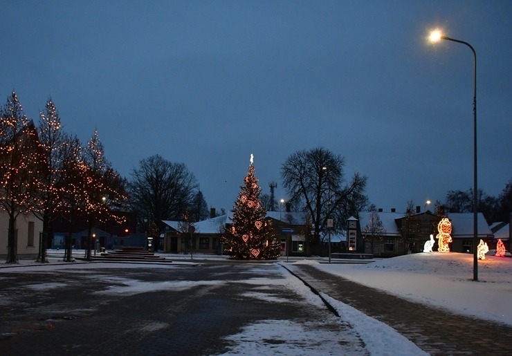 Jēkabpils gatavojas Ziemassvētkiem un Jaunā gada sagaidīšanai. Foto: Jēkabpils novada pašvaldība 383282