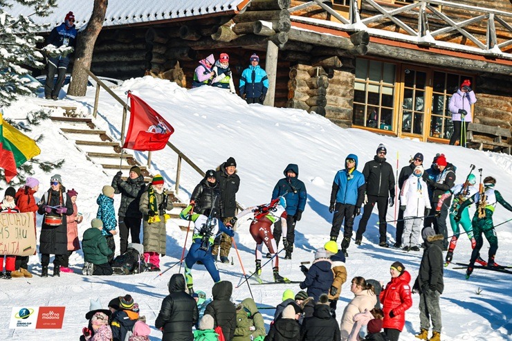 Biatloniste Estere Volfa Madonā izcīna vēsturisku uzvaru IBU Junioru kausa sprintā 384383