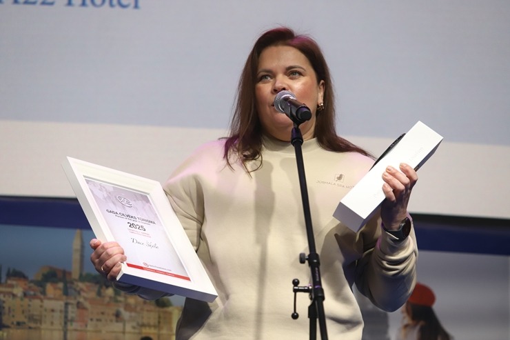 Tūrisma izstādē «Balttour 2026» tiek pasniegtas «GADA CILVĒKS TŪRISMĀ 2025» balvas. Foto: Rojs Maizītis 386062
