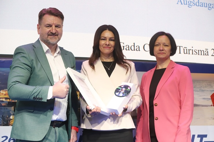 Tūrisma izstādē «Balttour 2026» tiek pasniegtas «GADA CILVĒKS TŪRISMĀ 2025» balvas. Foto: Rojs Maizītis 386077