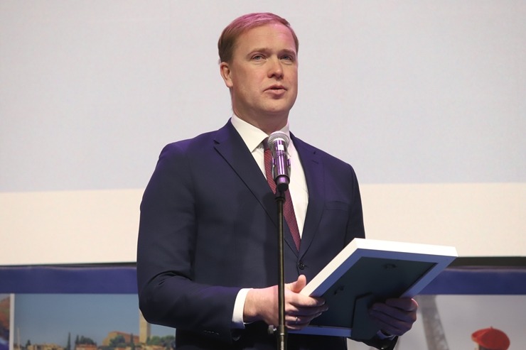 Tūrisma izstādē «Balttour 2026» tiek pasniegtas «GADA CILVĒKS TŪRISMĀ 2025» balvas. Foto: Rojs Maizītis 386096