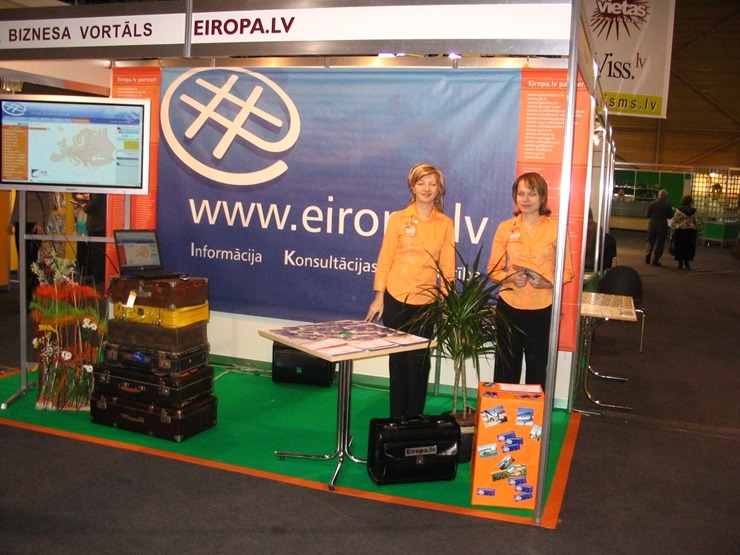 Vēsture: Travelnews.lv ar veco nosaukumu Eiropa.lv piedalās tūrisma izstādē «Balttour 2006» 386115