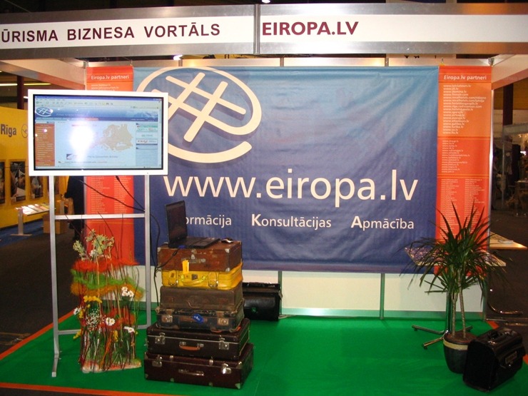 Vēsture: Travelnews.lv ar veco nosaukumu Eiropa.lv piedalās tūrisma izstādē «Balttour 2006» 386106