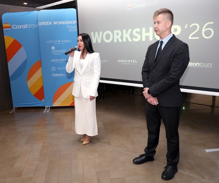 Tūroperators «Coral Travel Latvia» rīko Grieķijas «Roadshow 2026» info vakariņas Latvijas tūrisma firmām Vecrīgas «Pullman Riga Old Town» 388523