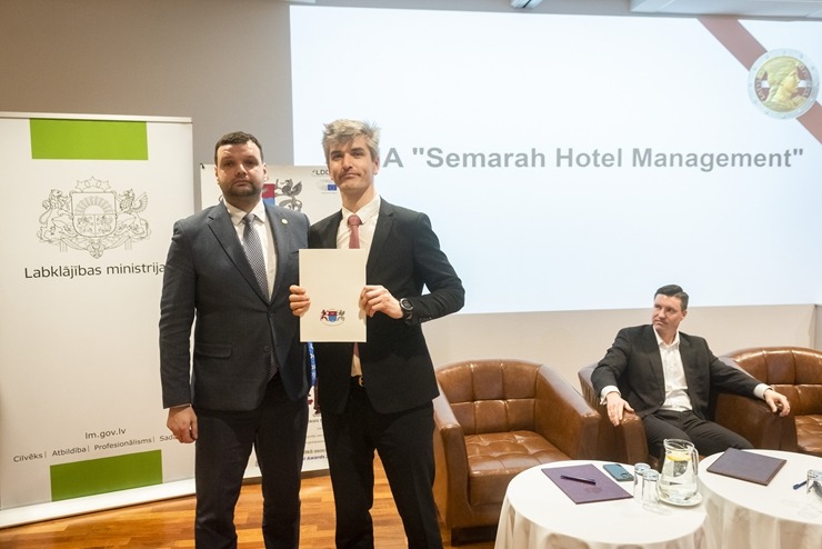 Viesnīcā «Riga Islande Hotel» notiek iniciatīvas «Godprātīgs nodokļu maksātājs 2026» atklāšanas pasākums. Foto: LVRA.lv 389215