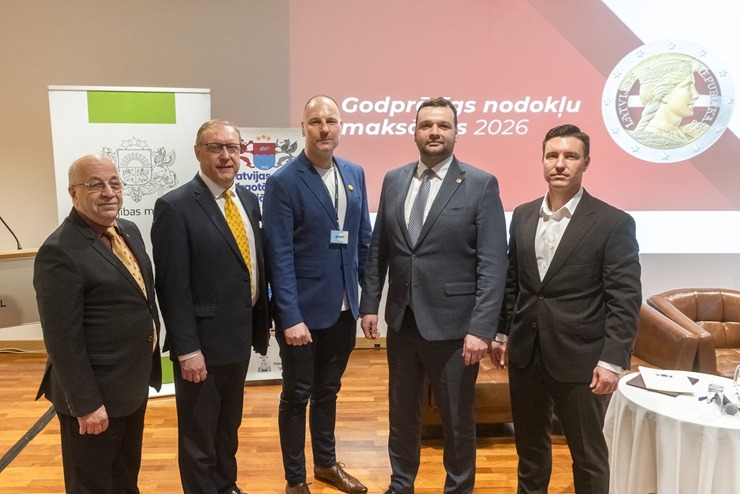 Viesnīcā «Riga Islande Hotel» notiek iniciatīvas «Godprātīgs nodokļu maksātājs 2026» atklāšanas pasākums. Foto: LVRA.lv 389231
