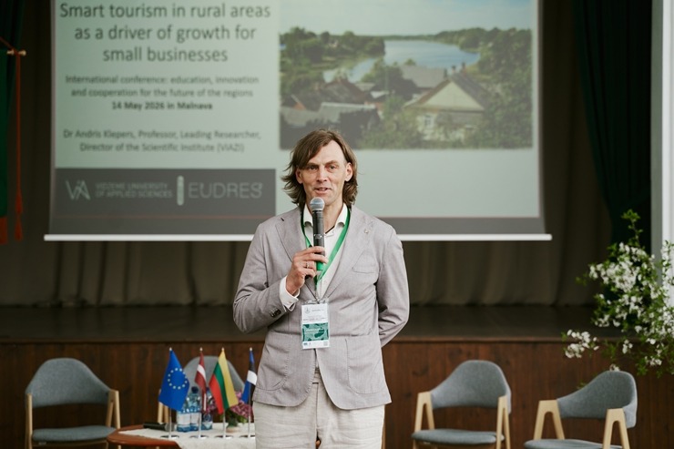 Starptautiskā konference LBTU Malnavas koledžā akcentē viedā tūrisma nozīmi. Foto: Malnavaskoledza.lv 391650