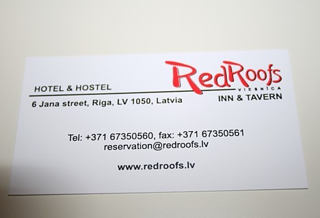 Sīkāka informācija par viesnīcu Red Roofs mājas lapā www.redroofs.lv. Tuvākajā laikā Red Roofs mājas lapa tiks papildināta ar sīkāku informāciju par v 18795