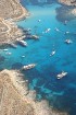 Maltas zilā lagūna. Šeit ierīkotas speciālas pludmales, atrodas arī jahtu piestātne 6