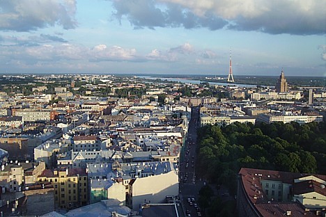 Panorama Aussicht von der Skyline Bar - Fernsehturm 25285