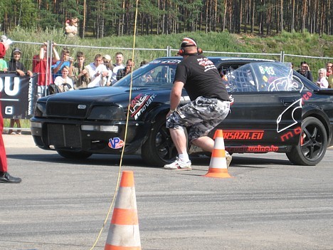 Pagājušā gada Baltijas čempions Ilmārs Zausajevs ar Audi S2 26040