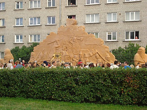 Sestdien 9.08 Liepājā tika atklāta līdz šim lielāka smilšu skulptūra Baltijā 26241