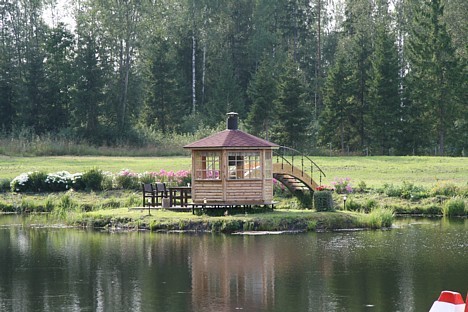 Dārza mājiņa uz salas - īsta vieta romantiķiem 26606