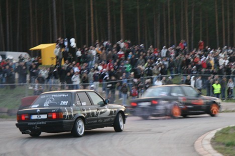 Sacenšas Ervins Ērglis (BMW) ar Kasparu Martinsonu (BMW) 27721