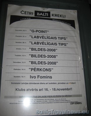 Bildes 2008 turpinājās arī 12. novembrī muzikālajā klubā Četri balti krekli. Šoreiz - džeza un blūza vakars 28816