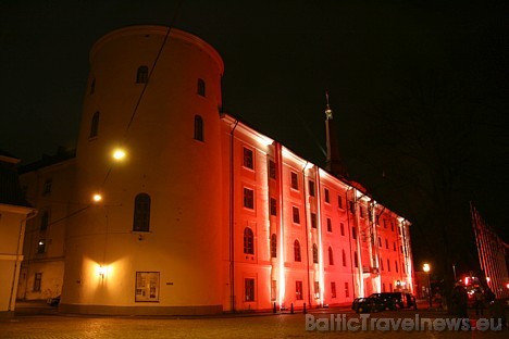 Rīgas pils nakts izgaismojumā izskatās pat labāk nekā dienā 28939