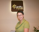 Tūrisma aģentūras Vanilla Travel ceļojumu konsultante Guna Komkova katru apmeklētāju sagaida ar smaidu 5