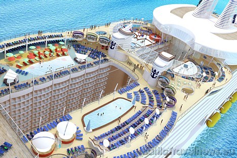 Kruīzu kuģis Oasis of the Seas piedāvās pavisam 2 700 kajītes un pēc savas ietilpības būs par 40% lielāks par pasaulē pašreiz lielāko kruīzu kuģi Frea 29798