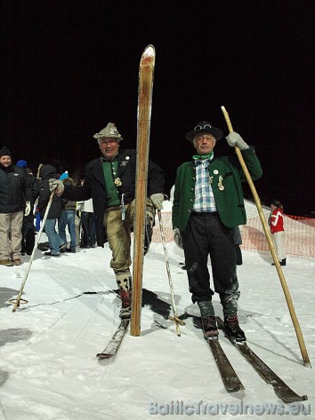 Bad Gasteinā tiek organizēti arī dažādi ar sniegu saistīti pasākumi. Attēlā vecolaiku slēpotāju parāde...Vairāk informācijas par Bad Gastein kūrortu u 32120