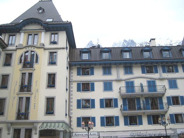 Četru zvaigžņu kategorijas viesnīca  Grand Hotel des Alpes atrodasFrancijas Aplu kūrortpilsētā Šamonī (Chamonix) 32284