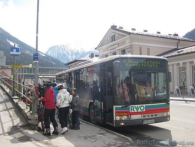 Uz Sport Gasteinu no ciemata var nokļūt apmēram 7 minūtēs ar Skibus 32356