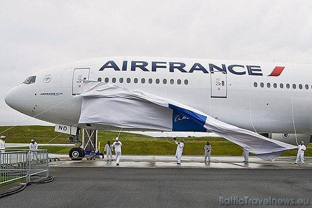 Pirmā lidmašīna, ko saņem lidsabiedrība Air France ar jauno zīmolu, ir Boeing 777 32698