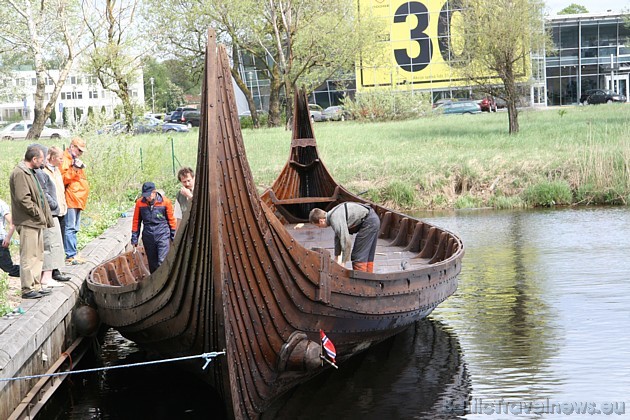 Ir ieplānots, ka šī gada jūnijā vikingu kuģis dosies pa Baltijas jūru uz Ventspili, tad gar Gotlandi uz Zviedriju 33055