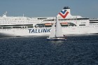 Kruīzi prāmis Tallink un mazās buru laivas 7