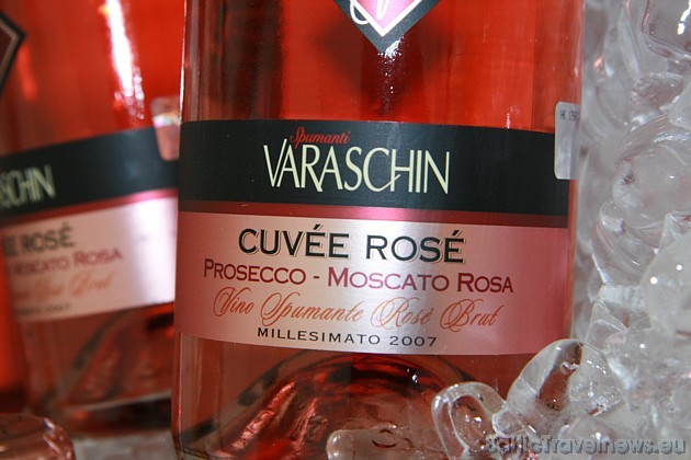 Dzirkstošais vīns Procecco Moscato Rose Varaschin no Itālijas 34288