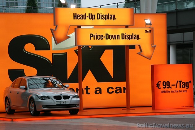 Piektā modeļa BMW automašīnu uz vienu dienu var iznomāt par 99 eiro. Sīkāka informācija: www.sixt.lv 34494