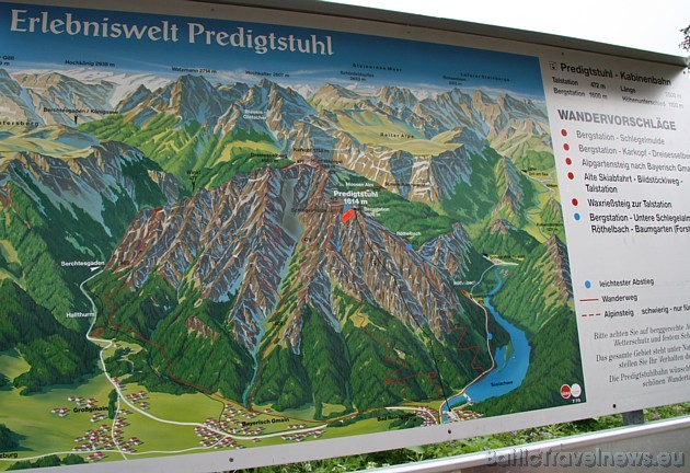 No Predigtstuhl paveras burvīgs panorāmas skats, taču mūsu ceļojuma laikā to aizēnoja liels miglas mākonis 34737