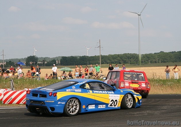 Otrais Ferrari F430 ar numuru 20 ieņēma tikai 5.vietu, piekāpjoties - 2.vietas automašīnai Adampolis Luego Kit, 3.vietas automašīnai BMW 330d un 4.vie 35349