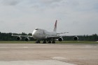 4.08.2009 pēcpusdienā lidostā Rīga piezemējās lidsabiedrības Japan Airlines lidmašīna Boeing 747 1