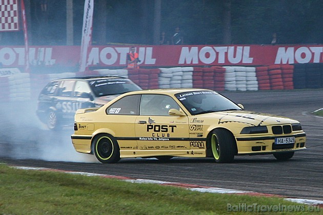 SABI PRO DRIFT SHOW - notika Latvijā vēl neredzētā ātrumā, jo drifta trase pirmo reizi bija izveidota Biķernieku lielās autotrases trīs līkumu kombinā 35964