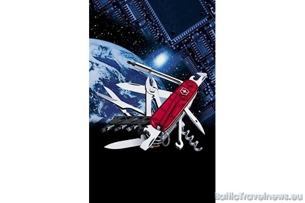 Firmas Victorinox modelis Cybertool lido kopš 1992.gada kopā ar Nasa kosmonautiem visumā, jo katrs kosmonauts ir apgādāts ar to. Foto: Victorinox.ch 36060