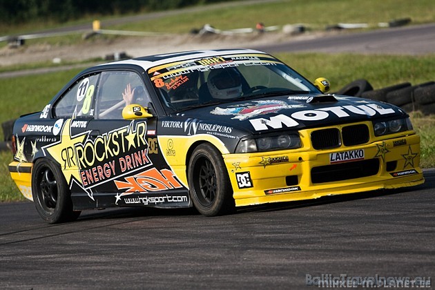 Pirmais Latvijas Drifta čempions ir Gvido Elksnis ar BMW M3. APSVEICAM!!!  BalticTravelnews.com 36397