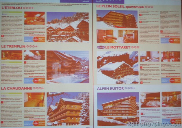 Ceļojumu aģentiem tiek detalizēti stāstīts par katru kūrortu, viesnīcu, slēpošanas trasēm 36592