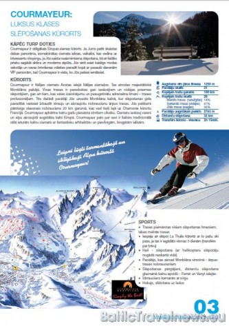 Katram kūrortam ir īpaša loma: labākās slēpošanas trase Itālijā - La Thuile, augstākā itāliešu mode un VIP piedāvājumi – Courmayeur, saule, ballītes,  36955