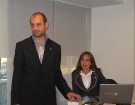 Selim Kasap (Turkish Airlines direktors Rīgā) un Sanita Geka (Turkish Airlines mārketinga vadītāja Rīgā) stāsta par lidsabiedrības attīstību, piedāvāt 5