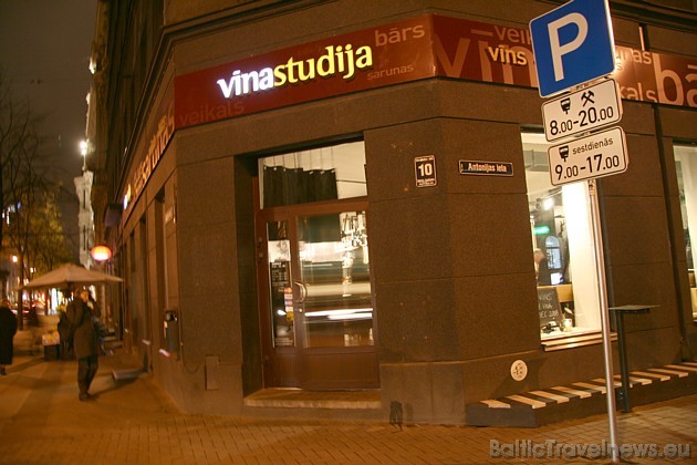 Veikals-bārs Vīna studija atrodas Elizabetes ielā 10 un 29.10.2009 prezentēja izcilus Vācijas vīnus 37674