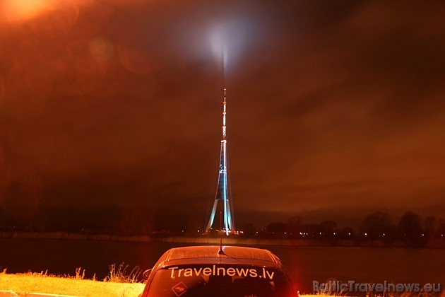 Pilsētas pastāvīgais gaismu objekts - TV tornis 38234