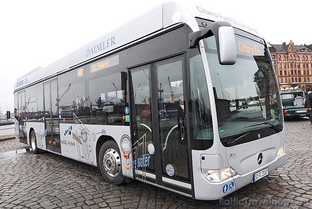 Jaunajiem autobusiem ir ūdeņraža dzinējs, kas ir par 50% taupīgāks kā līdzšinējie modeļi un divi elektromotori 38452