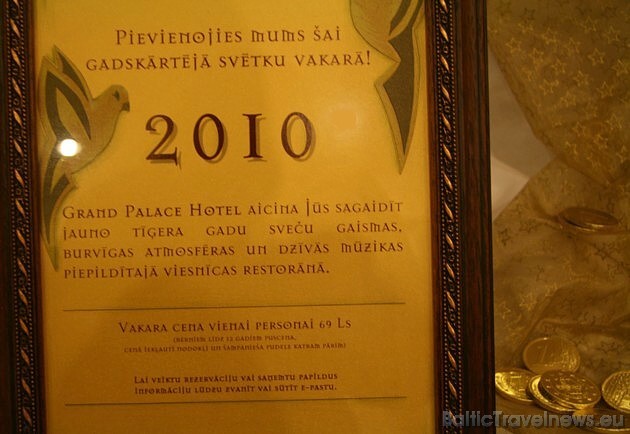 Hotel Grand Palace piedāvā Jaungada svinības par 69 LVL draudzīgā un muzikālā amosfērā 38634