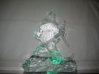Filigrānās un smalki izstrādātās ledus skulptūras piesaista daudzu tirdzniecības parka Alfa apmeklētāju uzmanību 17